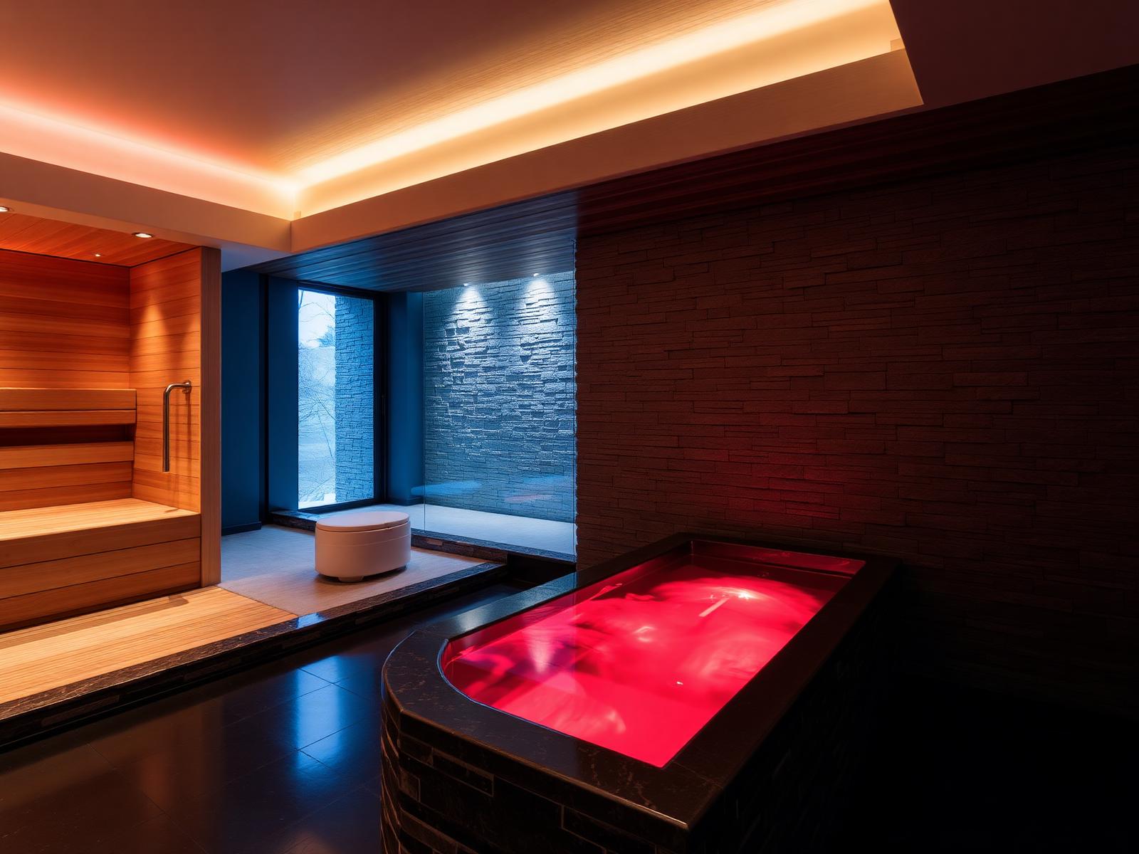 Integrated residential wellness room